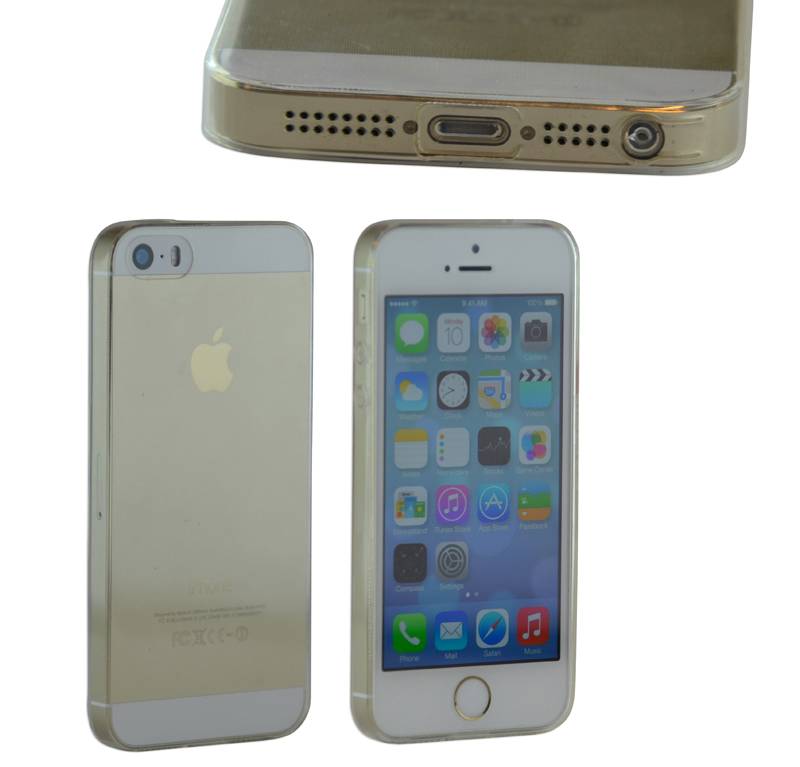 Dun iPhone 5/5S hoesje Bescherming Uitgangen Transparant - Goedkope Macbook Kopen